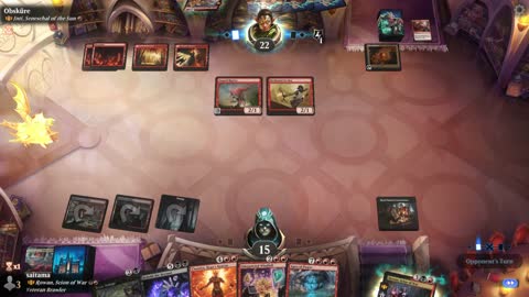 Watch MTG Arena Video Replay - Rowan, Scion of War by saitama VS Inti, Seneschal of the Sun by Obsküre - Historic Brawl