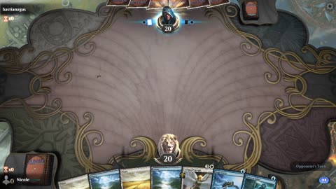 Watch MTG Arena Video Replay - Azorius Midrange by Nicole VS Mono Green Aggro by bastianagus - Pioneer Play