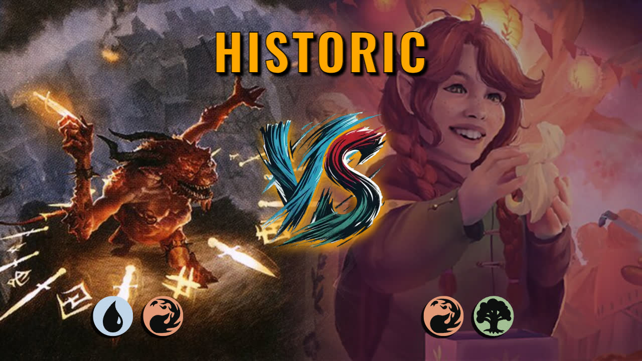 Watch MTG Arena Historic Video - Izzet Aggro by Multikuneru VS Gruul Midrange by BigPauper - 69f5eb
