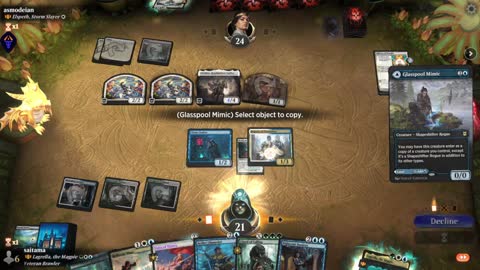 Watch MTG Arena Video Replay - Lagrella, the Magpie by saitama VS Elspeth, Storm Slayer by asmodeian - Historic Brawl