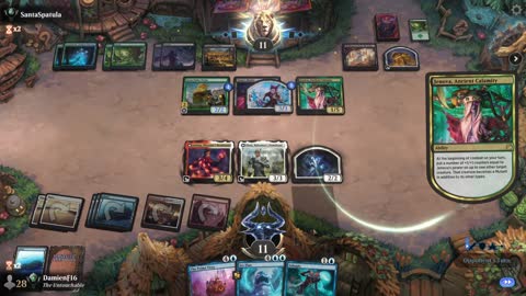 Watch MTG Arena Video Replay - Jeskai Midrange by DamienF16 VS Sultai Midrange by SantaSpatula - Premier Draft