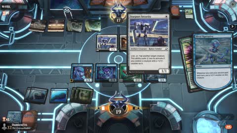 Watch MTG Arena Video Replay - Simic Midrange by DamienF16 VS Selesnya Aggro by M4RK - Premier Draft