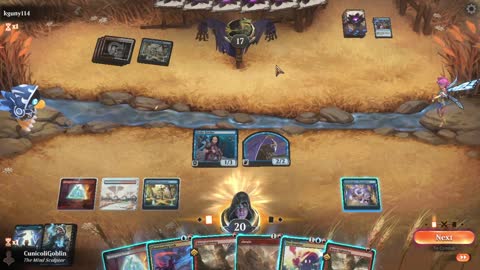 Watch MTG Arena Video Replay - Izzet Control by CunicoliGoblin VS Jeskai Midrange by kguny114 - Alchemy Play