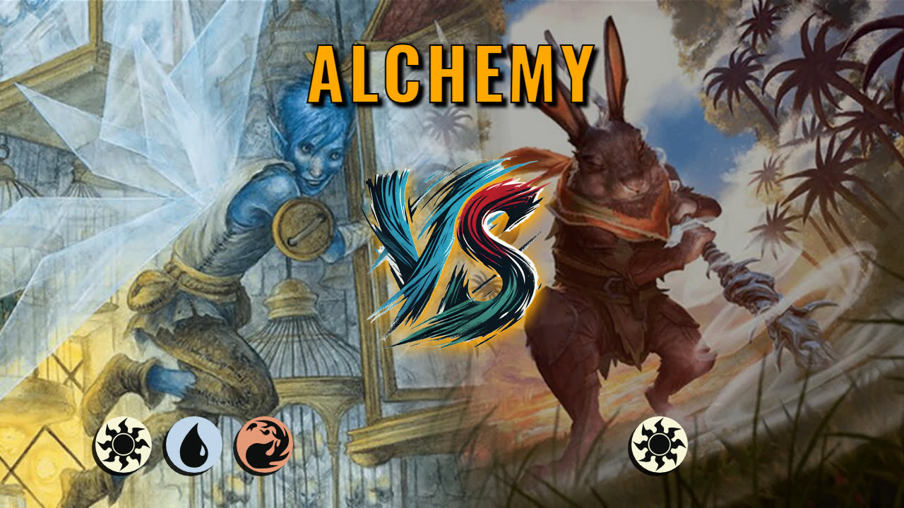 Watch MTG Arena Alchemy Video - Jeskai Midrange by CunicoliGoblin VS Mono White Aggro by Lord Ryekore - 4588e5