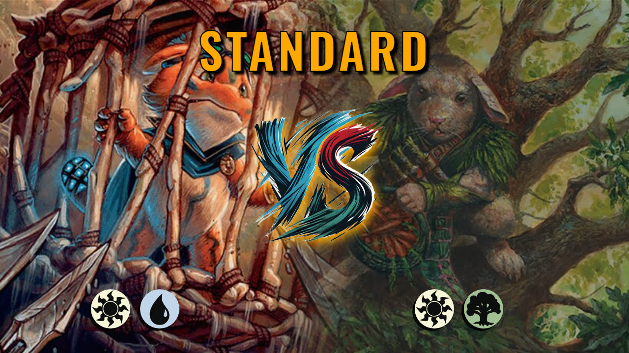 Watch MTG Arena Standard Video - Azorius Midrange by CunicoliGoblin VS Selesnya Aggro by GiantTrapDoorSpider - d02c6c