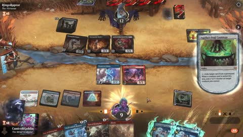 Watch MTG Arena Video Replay - Izzet Midrange by CunicoliGoblin VS Mono Black Midrange by RingoRaptor - Standard Event