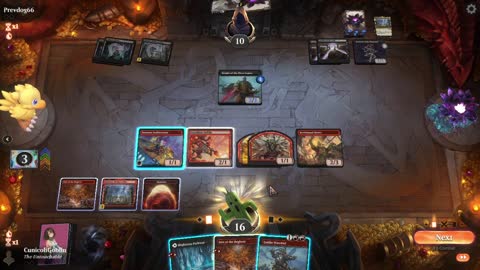 Watch MTG Arena Video Replay - Rakdos Aggro by CunicoliGoblin VS Mono Black Midrange by Prevdog66 - Traditional Pioneer Play