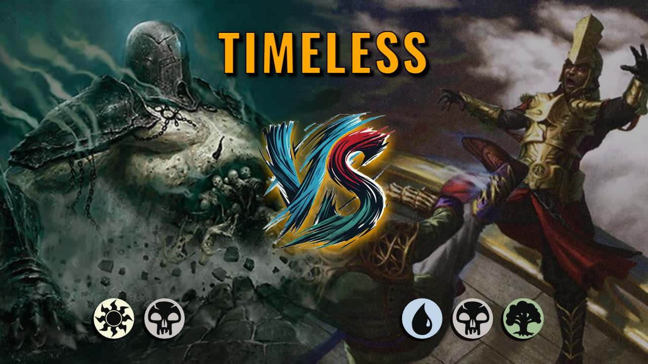 Watch MTG Arena Timeless Video - Orzhov Midrange by saitama VS Sultai Aggro by Casual - 434f33