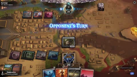 Watch MTG Arena Video Replay - Temur Midrange by DamienF16 VS Izzet Midrange by Karnage - Chromatic Cube Draft