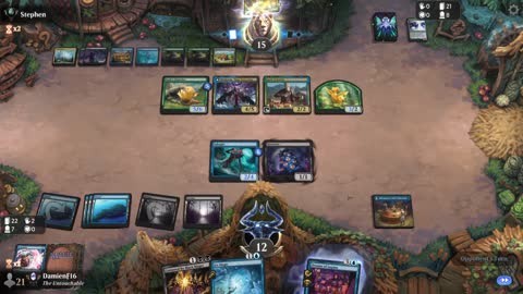 Watch MTG Arena Video Replay - Dimir Midrange by DamienF16 VS Sultai Midrange by Stephen - Quick Draft