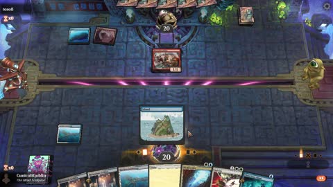 Watch MTG Arena Video Replay - Azorius Control by CunicoliGoblin VS 5 Color Aggro by toso8 - Standard Play