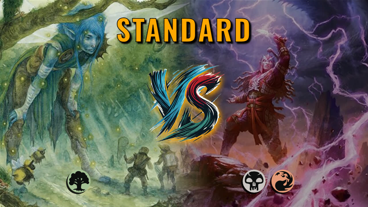 Watch MTG Arena Standard Video - Mono Green Aggro by utku VS Rakdos Midrange by akatela - 0dd109