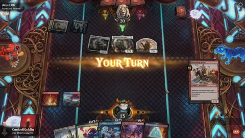 Watch MTG Arena Video Replay - Izzet Midrange by CunicoliGoblin VS Mono White Aggro by dabs2307 - Standard Event