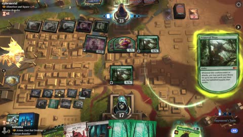 Watch MTG Arena Video Replay - Azusa, Lost but Seeking by saitama VS Slimefoot and Squee by ephemerid - Historic Brawl