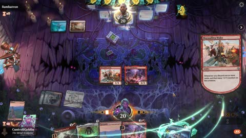 Watch MTG Arena Video Replay - Izzet Midrange by CunicoliGoblin VS Esper Midrange by Bambatron - Standard Event