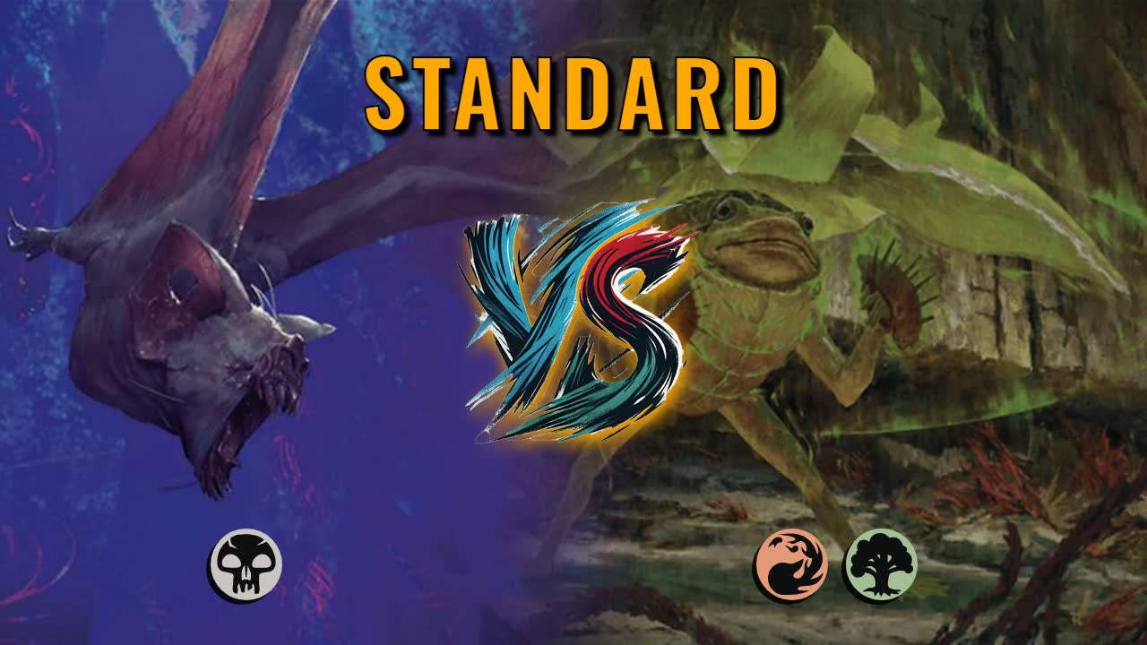 Watch MTG Arena Standard Video - Mono Black Midrange by CunicoliGoblin VS Gruul Aggro by riskyjunk - 763add
