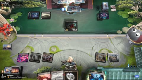 Watch MTG Arena Video Replay - Ugin, Eye of the Storms by saitama VS Geth, Thane of Contracts by Agenlant - Historic Brawl