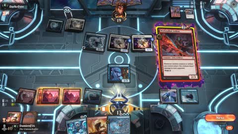 Watch MTG Arena Video Replay - Izzet Midrange by DamienF16 VS Azorius Midrange by DarkeFyre - Premier Draft