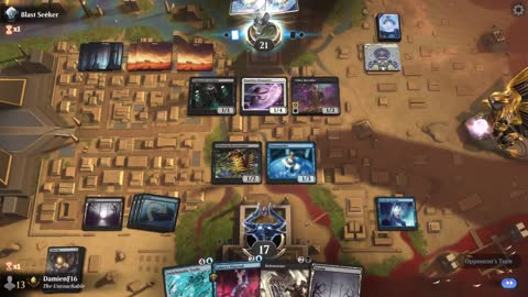 Watch MTG Arena Video Replay - Dimir Midrange by DamienF16 VS Orzhov Aggro by Blast Seeker - Premier Draft