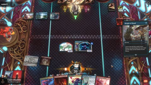 Watch MTG Arena Video Replay - Izzet Midrange by CunicoliGoblin VS Temur Midrange by zuma11 - Alchemy Play
