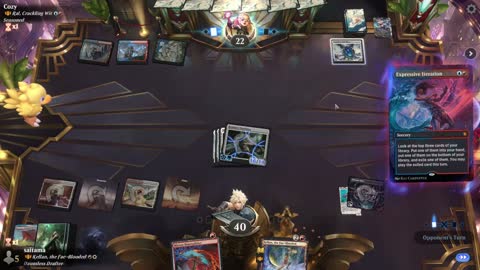 Watch MTG Arena Video Replay - Kellan, the Fae-Blooded // Birthright Boon by saitama VS Ral, Crackling Wit by Cozy - Historic Brawl
