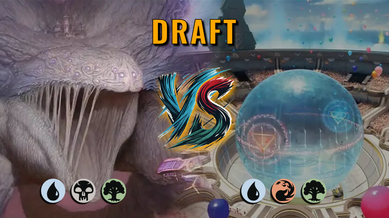 Watch MTG Arena Draft Video - Sultai Midrange by DamienF16 VS Temur Aggro by Ripout - 2e3fb1