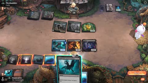 Watch MTG Arena Video Replay - Dimir Midrange by DamienF16 VS Simic Midrange by Theshambler - Premier Draft