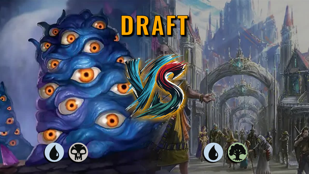 Watch MTG Arena Draft Video - Dimir Midrange by DamienF16 VS Simic Midrange by Theshambler - 78a3fb