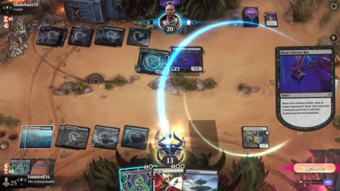 Watch MTG Arena Video Replay - Azorius Control by DamienF16 VS Dimir Aggro by Shalohaze33 - Traditional Standard Ranked
