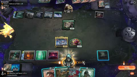 Watch MTG Arena Video Replay - Slimefoot and Squee by saitama VS Tamiyo, Collector of Tales by dcasarinc - Historic Brawl