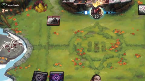 Watch MTG Arena Video Replay - Mono Black Midrange by Numbskull VS Rakdos Aggro by konokado - Standard Ranked