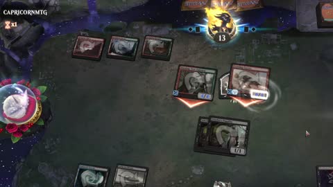 Watch MTG Arena Video Replay - Dimir Midrange by HamHocksMTG VS Gruul Aggro by CAPRICORNMTG - Explorer Play