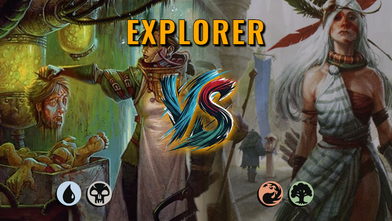 Watch MTG Arena Pioneer Video - Dimir Midrange by HamHocksMTG VS Gruul Aggro by CAPRICORNMTG - 3b9d33