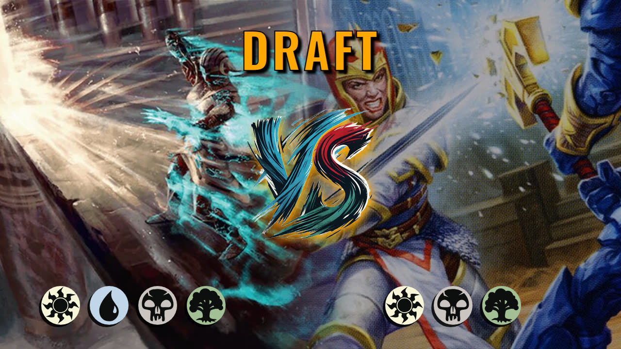 Watch MTG Arena Draft Video - WUBG Midrange by DamienF16 VS Abzan Midrange by Groggey - d5eeb1