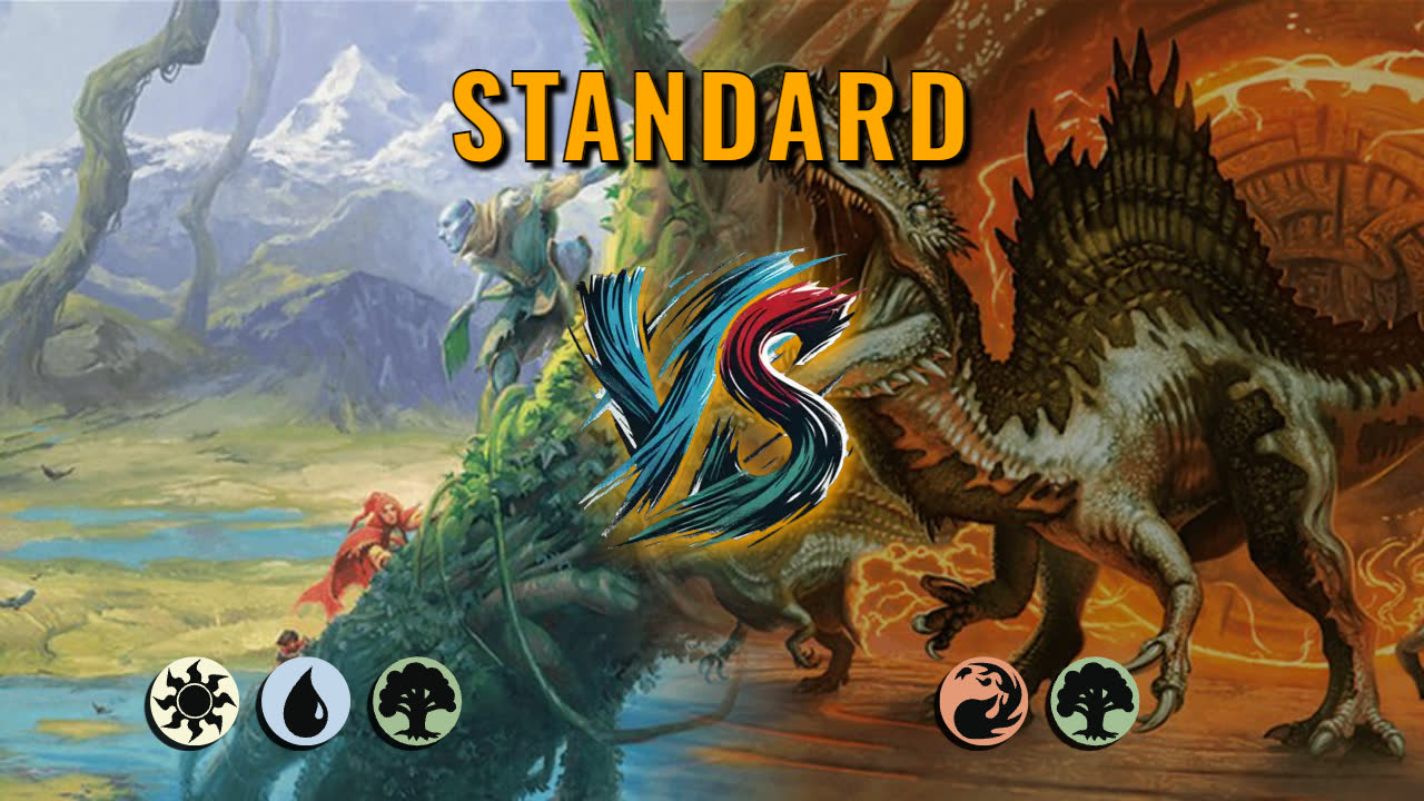 Watch MTG Arena Standard Video - Bant Midrange by DeadWeight VS Gruul Midrange by WizPop - 5b05f1