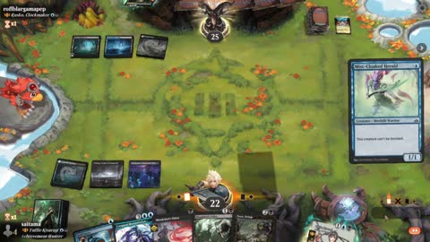 Watch MTG Arena Video Replay - Yuriko, the Tiger's Shadow by saitama VS Rusko, Clockmaker by roflblargamapep - Historic Brawl