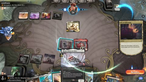 Watch MTG Arena Video Replay - Kellan, the Fae-Blooded by saitama VS Ketramose, the New Dawn by cornfrosty - Historic Brawl
