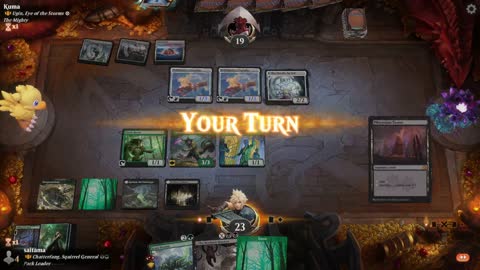 Watch MTG Arena Video Replay - Chatterfang, Squirrel General by saitama VS Ugin, Eye of the Storms by Kuma - Historic Brawl