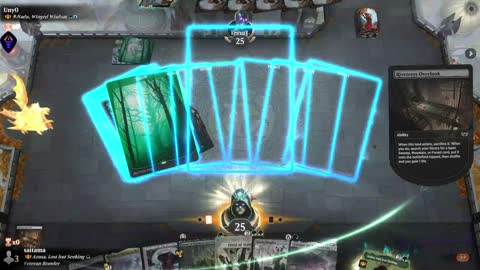 Watch MTG Arena Video Replay - Azusa, Lost but Seeking by saitama VS A-Nadu, Winged Wisdom by Uny0 - Historic Brawl
