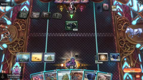 Watch MTG Arena Video Replay - Azorius Midrange by CunicoliGoblin VS Gruul Midrange by Ramson - Standard Play