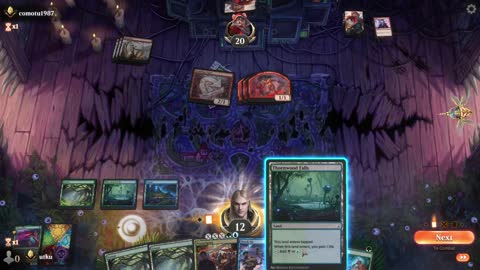 Watch MTG Arena Video Replay - Simic Midrange by utku VS Mono Red Control by comotu1987 - Standard Ranked