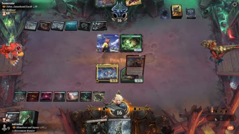 Watch MTG Arena Video Replay - Slimefoot and Squee by saitama VS Thrasios, Triton Hero by Someone - Historic Brawl