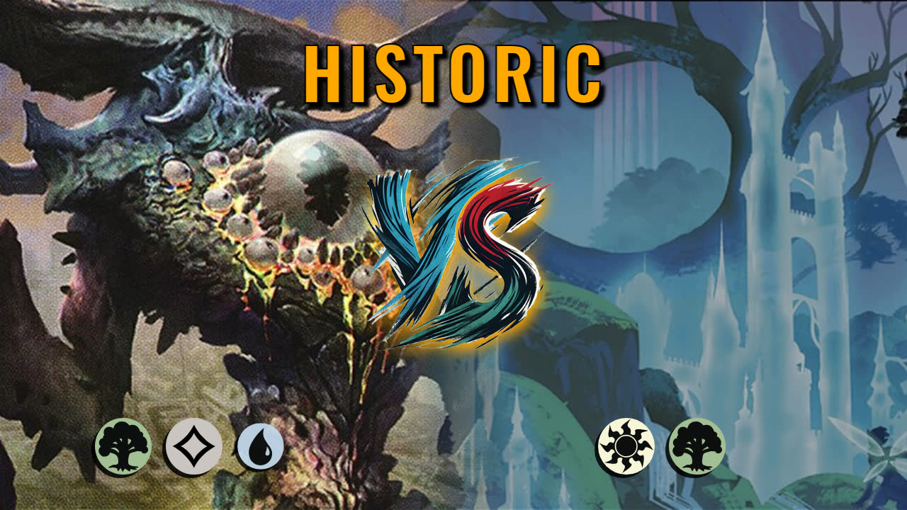 Watch MTG Arena Historic Video - Simic Control by Hawk Atankewo VS Selesnya Control by brother - 9b2004