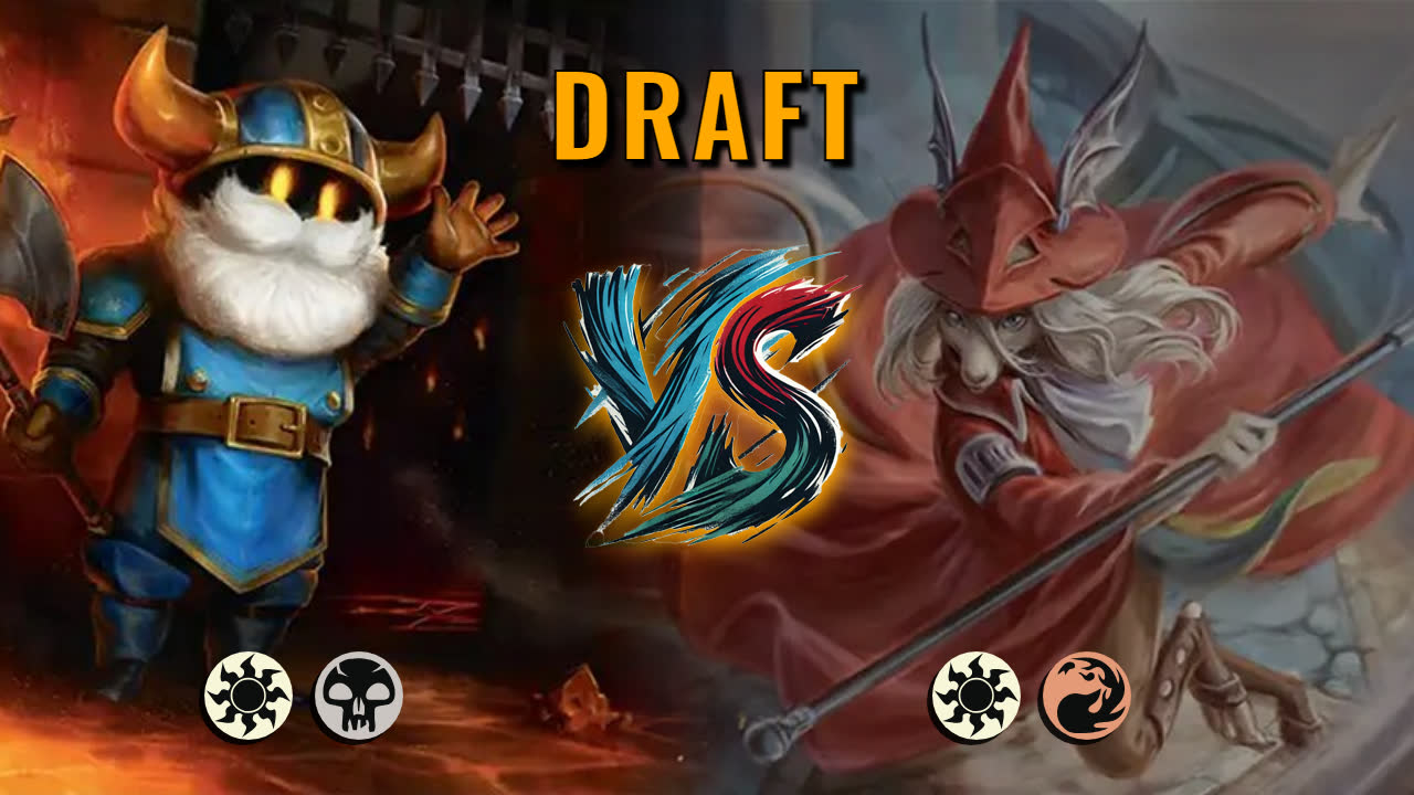 Watch MTG Arena Draft Video - Orzhov Midrange by DamienF16 VS Boros Midrange by Pog - 9ac7af