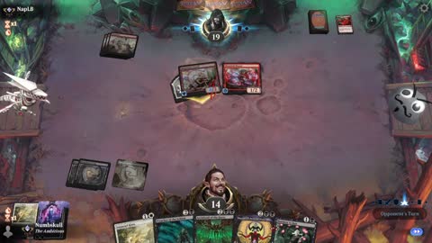 Watch MTG Arena Video Replay - Orzhov Midrange by Numbskull VS Mono Red Aggro by NapLB - Traditional Standard Ranked