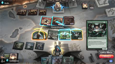 Watch MTG Arena Video Replay - Simic Midrange by CardLibrarian VS Mono Red Aggro by Brodis - Alchemy Ranked