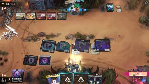 Watch MTG Arena Video Replay - Mono Black Aggro by Numbskull VS Jeskai Control by fallere514 - Standard Ranked