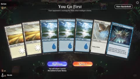 Watch MTG Arena Video Replay - Azorius Midrange by Nicole VS Colorless Aggro by Farian - Pioneer Play