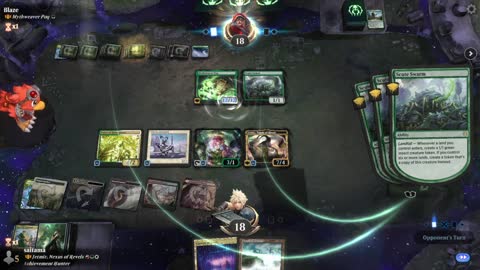 Watch MTG Arena Video Replay - Jetmir, Nexus of Revels by saitama VS Mythweaver Poq by Blaze - Historic Brawl
