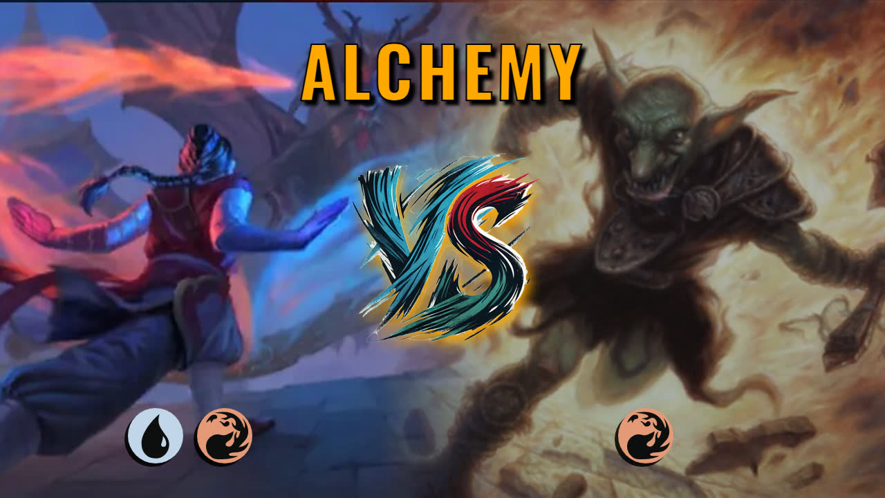 Watch MTG Arena Alchemy Video - Izzet Midrange by CunicoliGoblin VS Mono Red Aggro by Geko - 15a8df